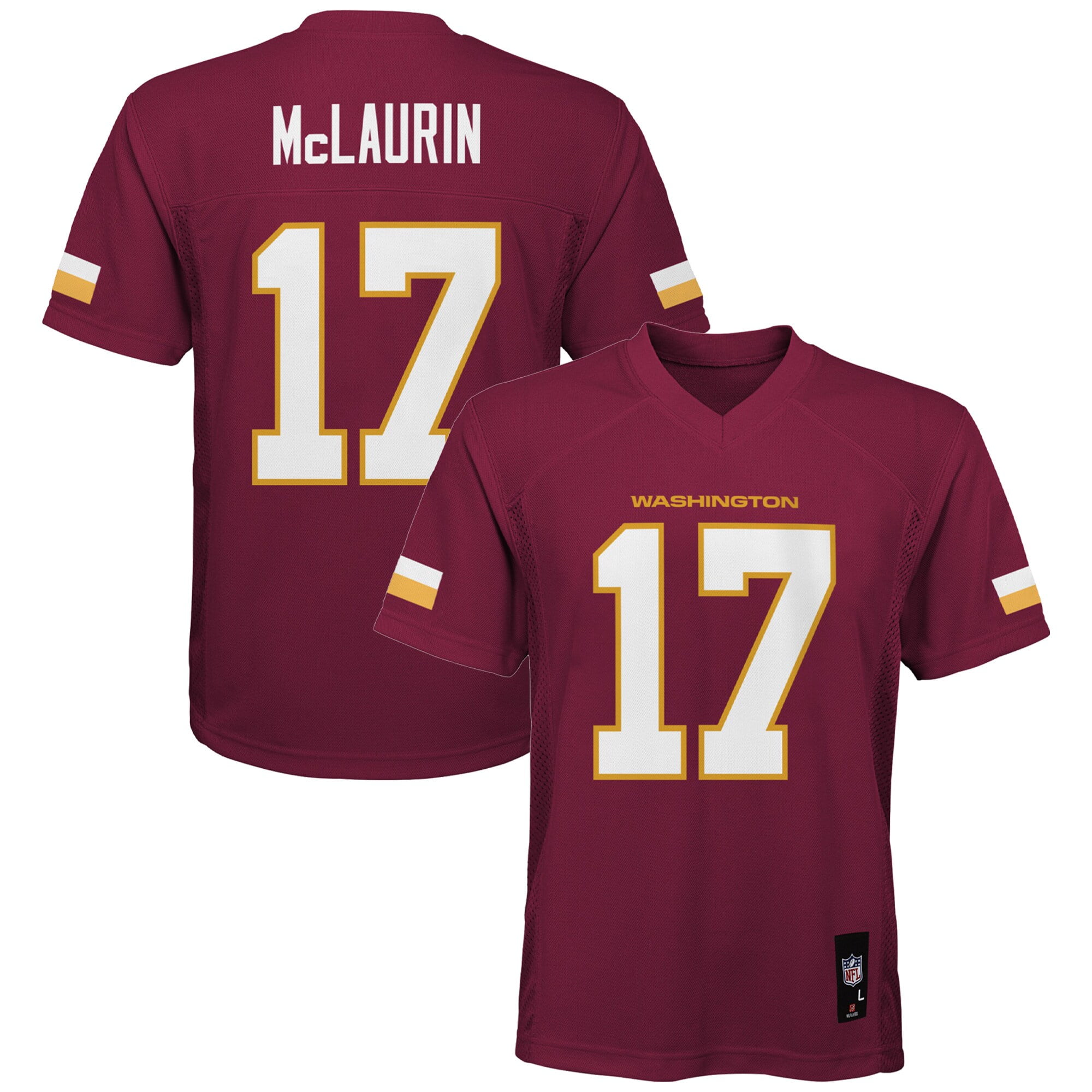 Youth Terry McLaurin Burgundy Washington Commanders Replica Player