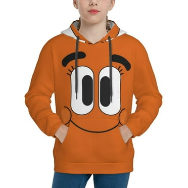 Youth The Amazing World Of Gumball Hoodies Boys & Girls Hooded Sweatshirt Over 7 Years Kids Pullover Long Sleeve Hoody Tops