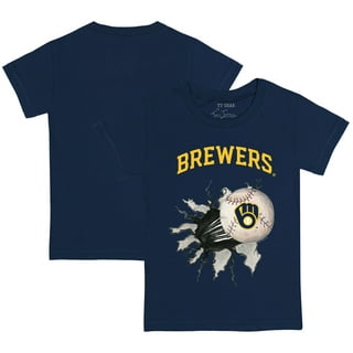 MLB Fanatics Branded Navy Milwaukee Brewers Power Hit T-Shirt