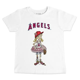 Men's Los Angeles Angels Fanatics Branded Charcoal Win Stripe T-Shirt