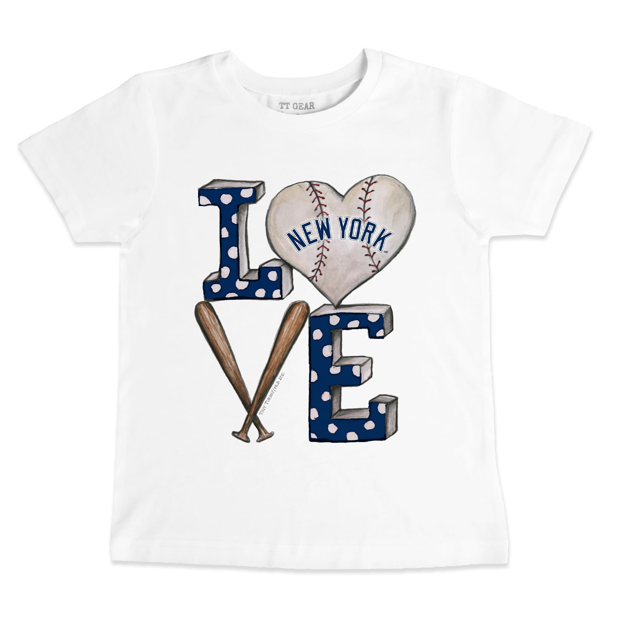 T-Shirt Youth New York Yankees Baseball Love Italy | Ubuy