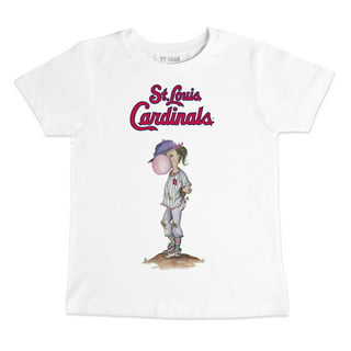 St. Louis Cardinals Tiny Turnip Women's Spit Ball T-Shirt - Red