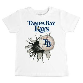 Tampa Bay Rays Shirt Boys Medium MLB Baseball Blue Youth Jersey