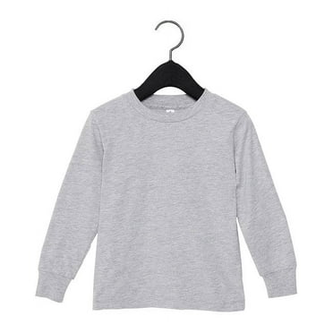 Youth Toddler Jersey Long Sleeve T-Shirt ATHLETIC HEATHER 4T