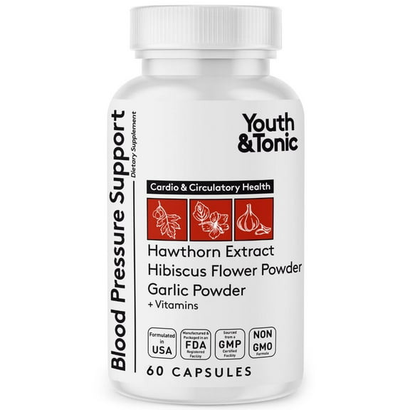 Youth & Tonic Circulation Support Herbal Supplement 60 Caps
