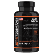 Youth & Tonic Keto Electrolytes with MCT, Probiotic & CoQ10, 100 Caps