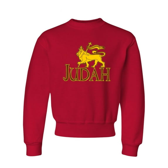 Youth Tribe Of Judah Lion Hebrew Israelites Crewneck Sweatshirt
