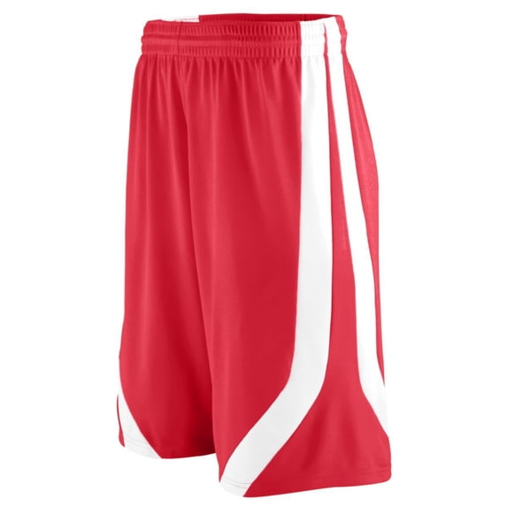Youth Triple-Double Game Short - Red/ White - S