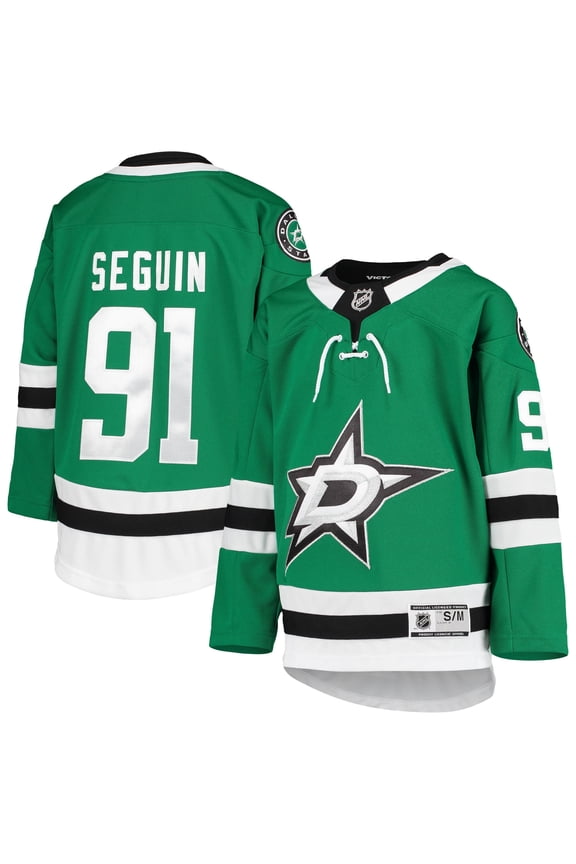 Youth Tyler Seguin Kelly Green Dallas Stars Home Premier Player Jersey