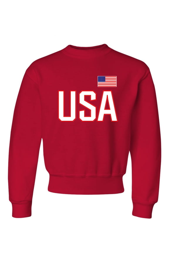 Youth USA National Pride Crewneck Sweatshirt