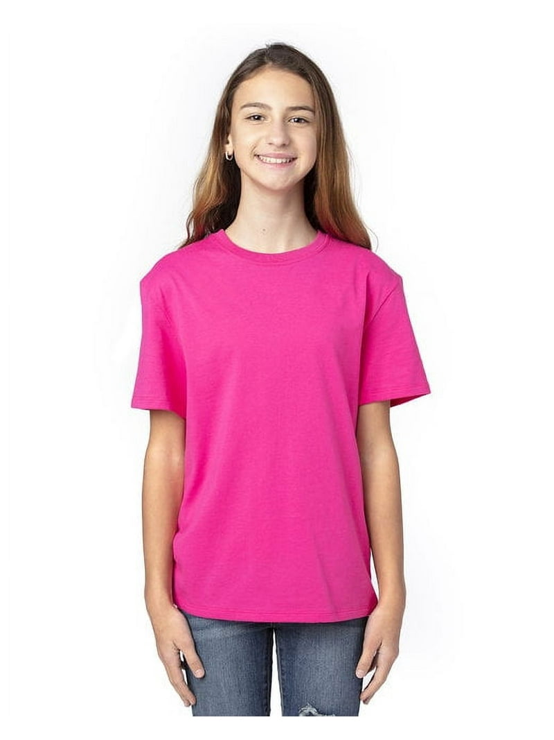 Threadfast Apparel 600A Kids Ultimate T-Shirt Hot Pink S