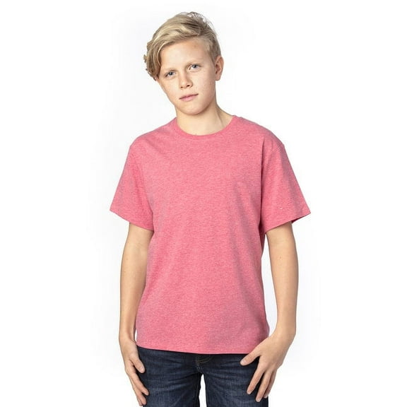 Youth Ultimate T-Shirt - RED HEATHER - XL