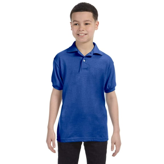 Youth Unisex 5.2 Oz. 50/50 Ecosmart Jersey Polo Shirt