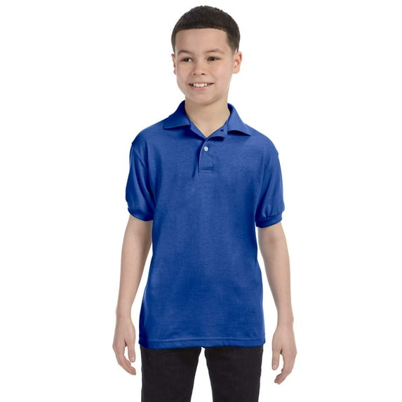 Youth Unisex 5.2 Oz. 50/50 Ecosmart Jersey Polo Shirt