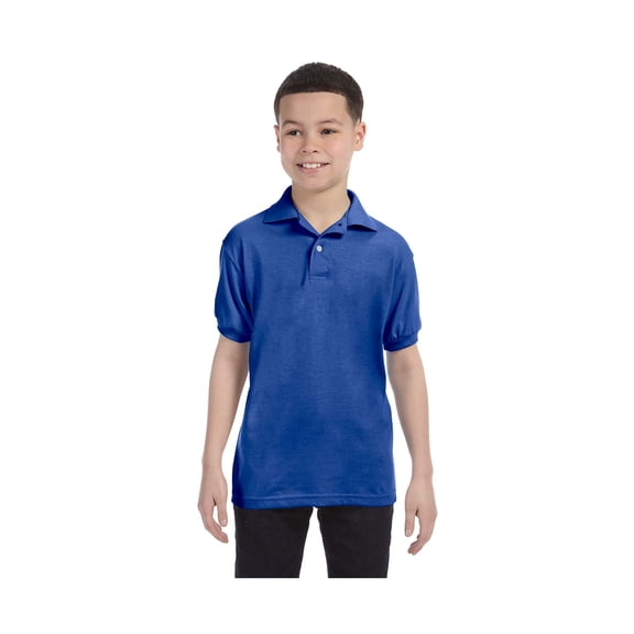 Youth Unisex 5.2 Oz. 50/50 Ecosmart Jersey Polo Shirt