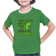 Youth Video Games Don't Make Us Violent Lag Does Gamers T-Shirt