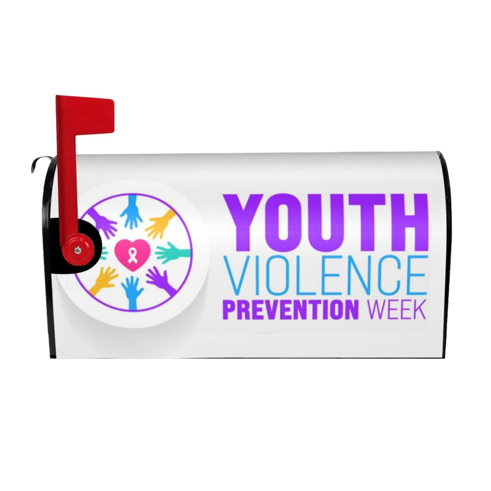 Violent Box Youth Violence Prevention Week Magnetic Mailbox Cover Post Box For ...