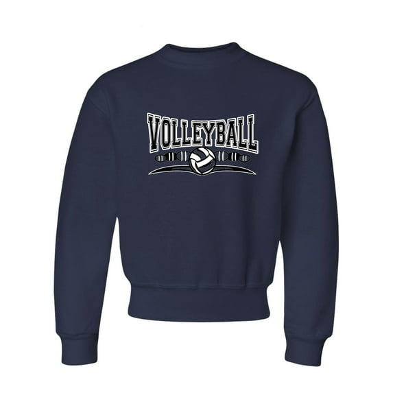 Youth Volleyball Cool Design Crewneck Sweatshirt