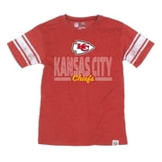 Youth Wes & Willy Red Kansas City Chiefs Football Jersey T-Shirt