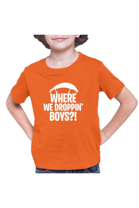 Youth Where We Dropping Boys T-Shirt