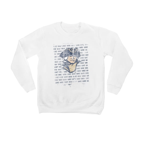 Youth White George Washington University Bold Type Pullover Sweatshirt