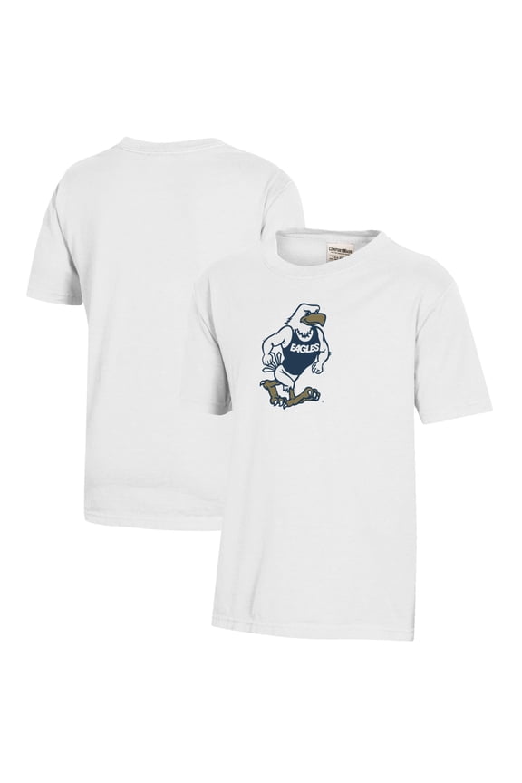 Youth  White Georgia Southern Eagles Logo Comfort Wash T-Shirt