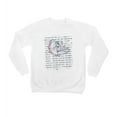 thumbnail image 1 of Youth White Gonzaga Bulldogs Bold Type Pullover Sweatshirt, 1 of 1