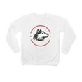thumbnail image 1 of Youth White Northern Illinois Huskies End Zone Pullover Sweatshirt, 1 of 1