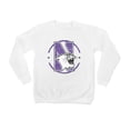 thumbnail image 1 of Youth White Northwestern Wildcats End Zone Pullover Sweatshirt, 1 of 1