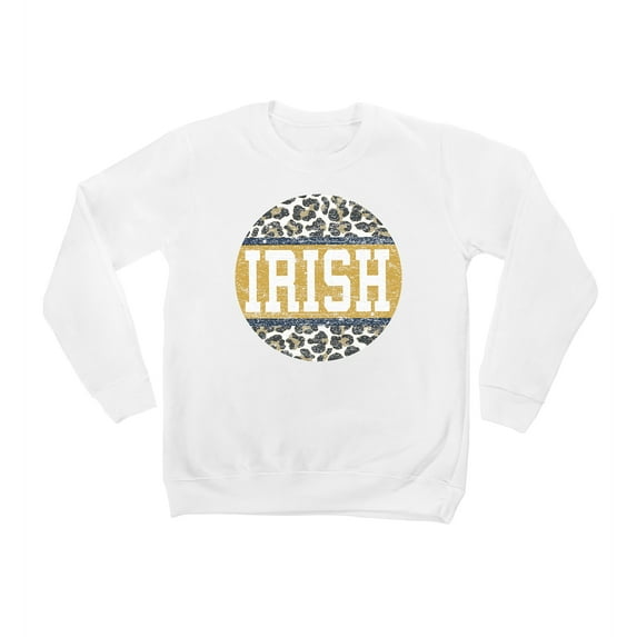Youth White Notre Dame Fighting Irish Scoop & Score Pullover Sweatshirt