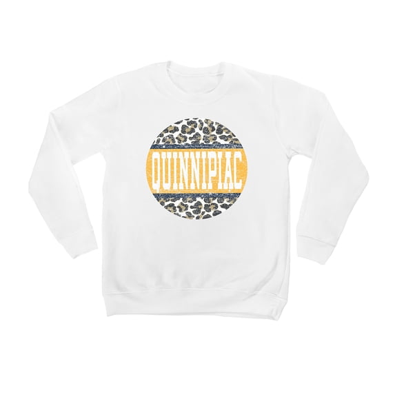 Youth White Quinnipiac Bobcats Scoop & Score Pullover Sweatshirt