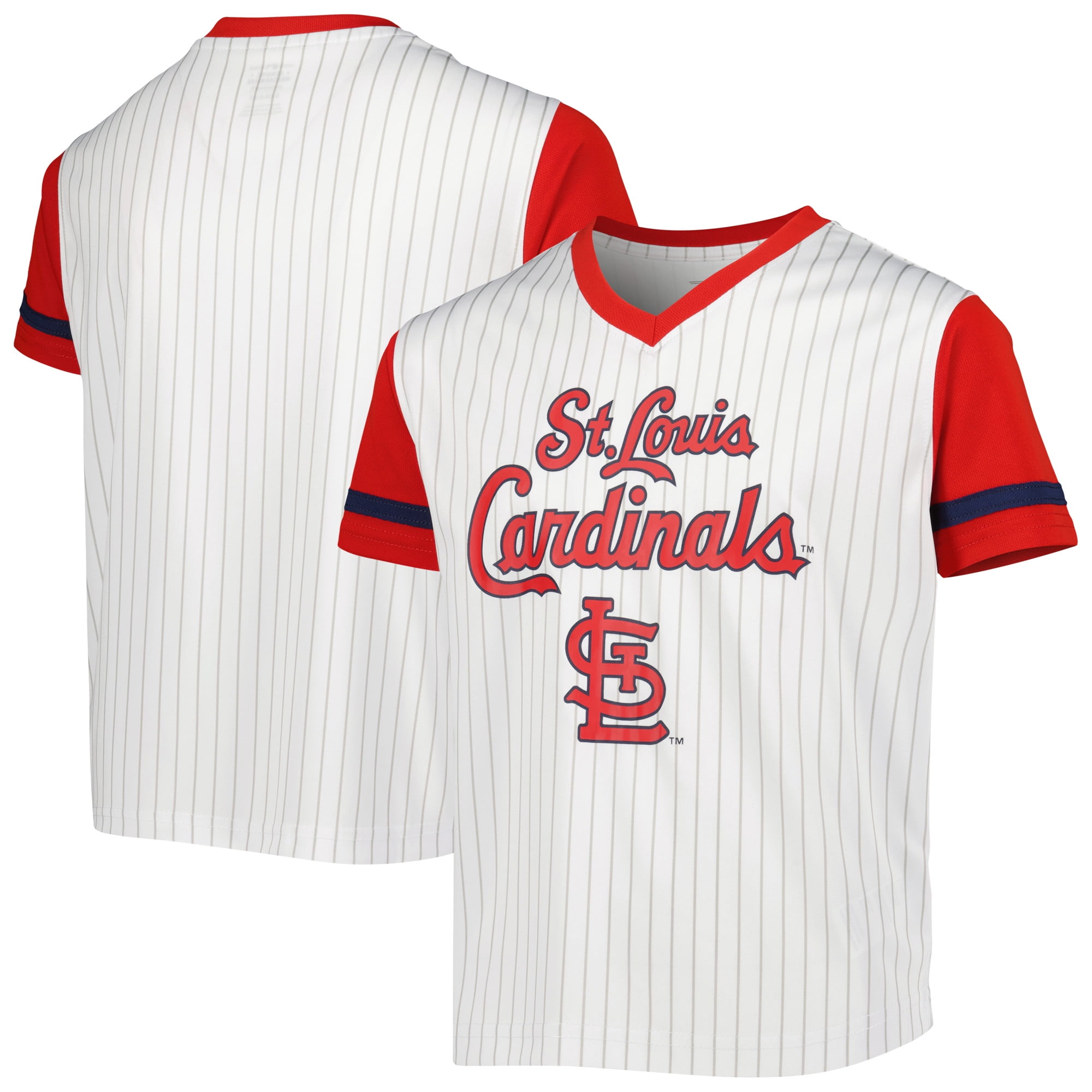 Lids St. Louis Cardinals Concepts Sport Women's Flagship Long Sleeve V-Neck  T-Shirt & Pants Sleep Set - White/Red