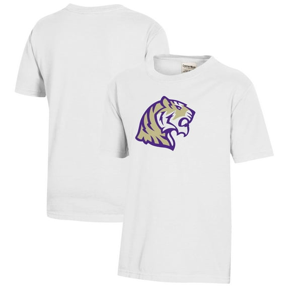 Youth  White Sewanee Tigers Logo Comfort Wash T-Shirt