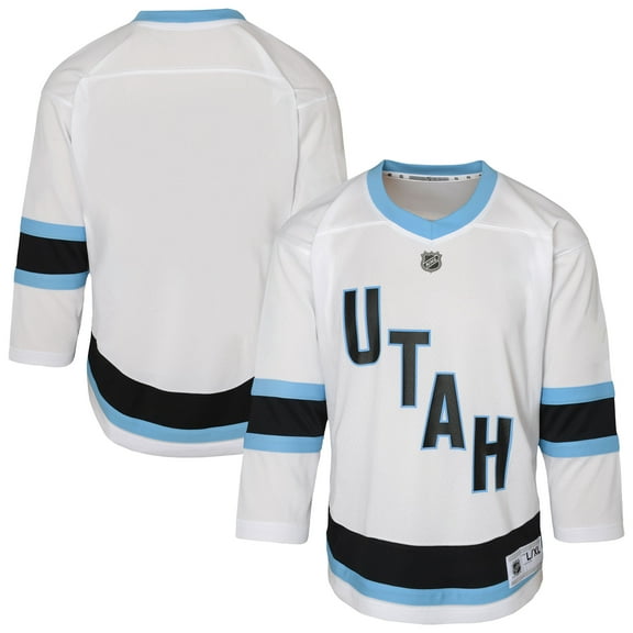 Youth  White Utah Mammoth Replica Jersey