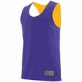 thumbnail image 1 of Augusta Sportswear 149.495.S Youth Reversible Wicking Tank, Purple & Gold - Small, 1 of 10