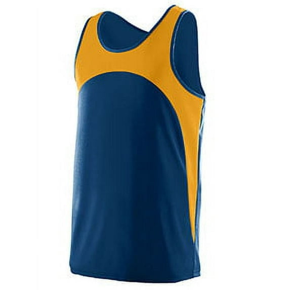Youth Wicking Polyester Sleeveless Jersey with Contrast Inserts 341
