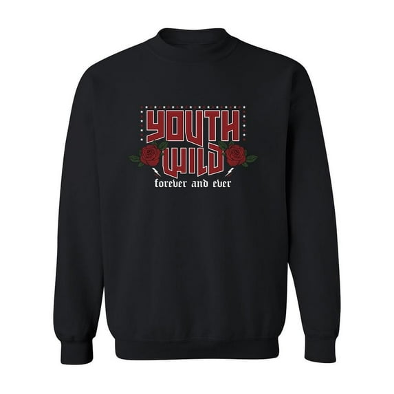 Youth Wild Design Sweatshirt Men -Image by Shutterstock, Male x-Large