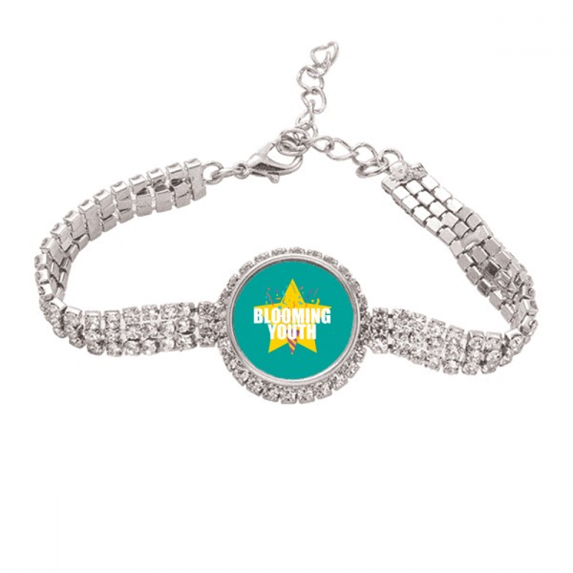 Youth Youth Vitality Creation Tennis Chain Anklet Bracelet Diamond Jewelry