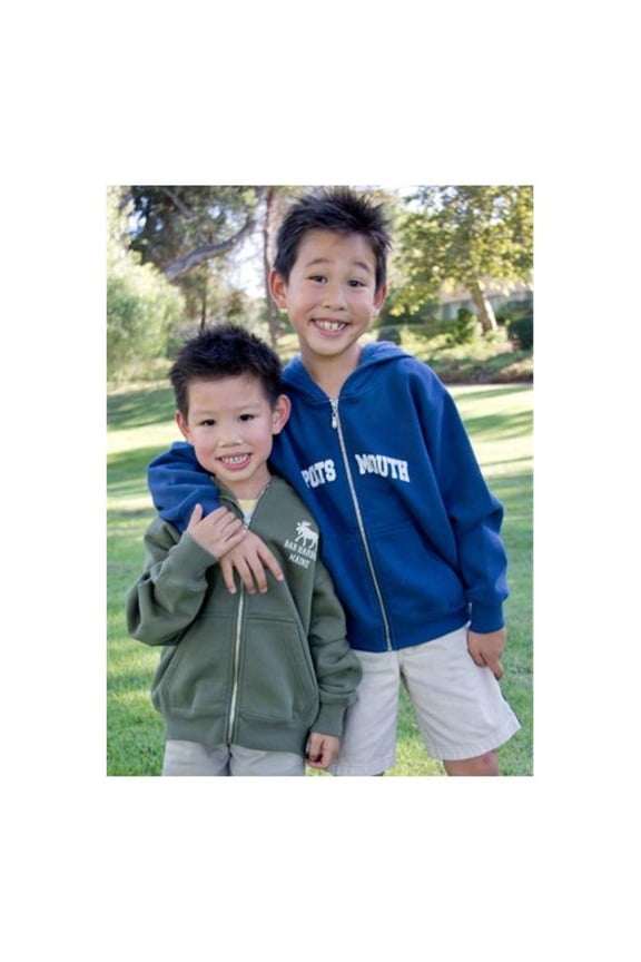 Youth Zip Hoodie - Apple - Extra Small