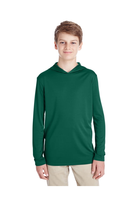 Youth Zone Performance Hoodie - SPORT FOREST - L