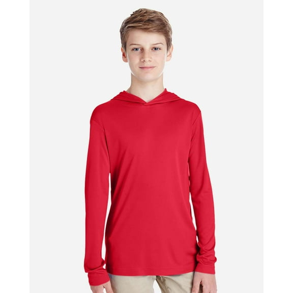 Youth Zone Performance Hoodie - SPORT RED - S