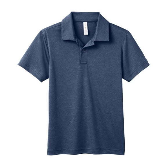 Youth Zone Sonic Heather Performance Polo