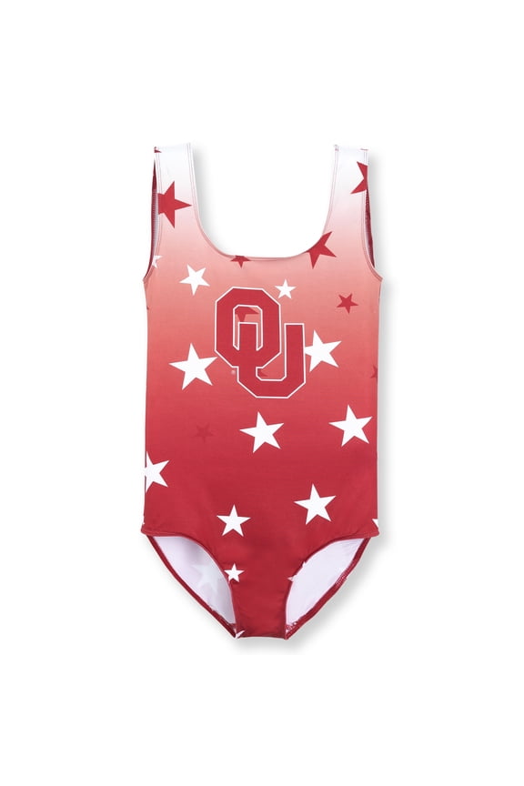 Youth ZooZatz Crimson Oklahoma Sooners Dance Leotard
