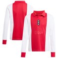 thumbnail image 1 of Youth adidas Originals White Ajax 125th Anniversary Replica Long Sleeve Jersey, 1 of 7