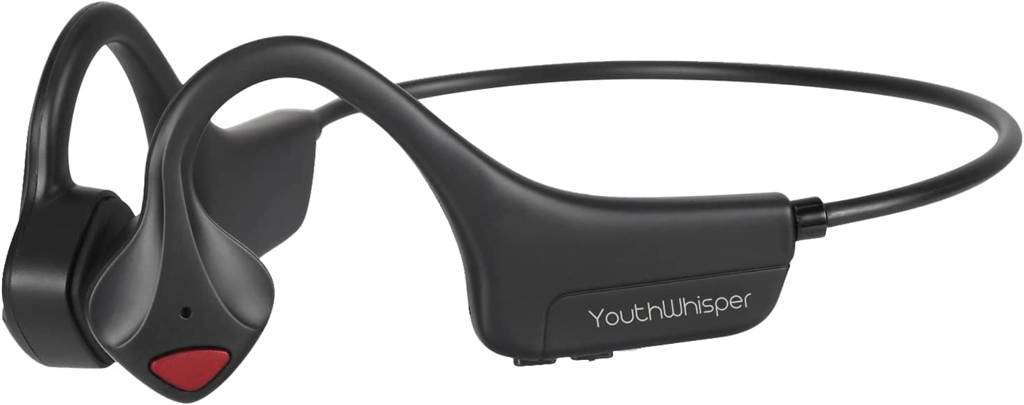 YouthWhisper Bone Conduction Headphones Bluetooth 5.0, Open Ear