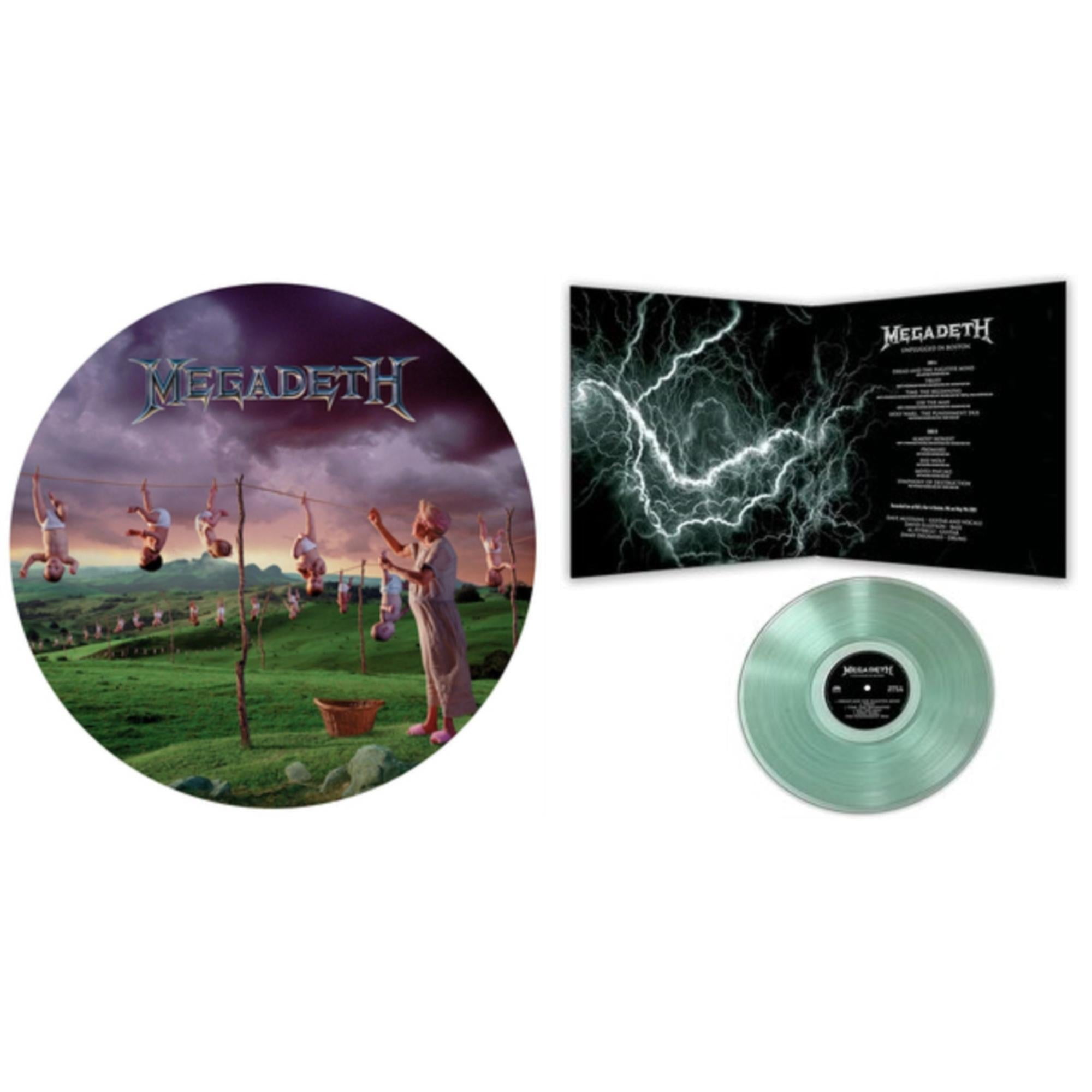 Youthanasia (Picture Disc) & Unplugged In Boston (Coke Bottle Green LP Vinyl)