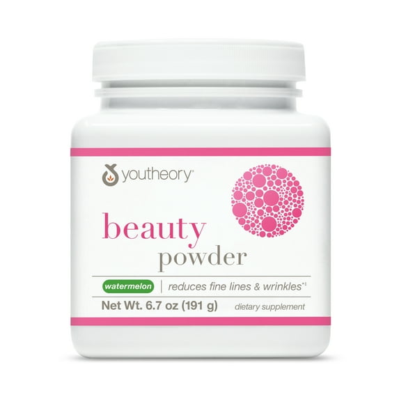 Youtheory Beauty Powder Watermelon Flavor, 21 Servings