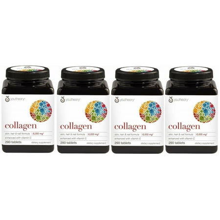Youtheory Collagen Advanced with Vitamin C, 290 Ct. 4 Pack, Hair, Skin, & Nails