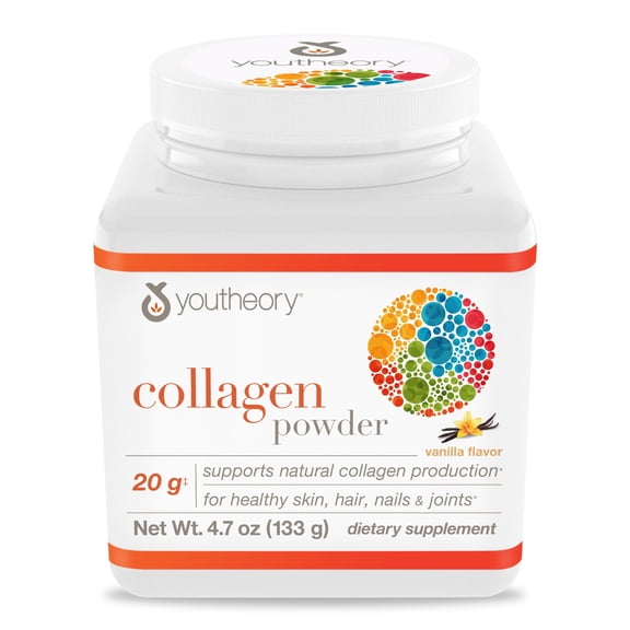 Youtheory Collagen Powder - Vanilla - 4.7 oz