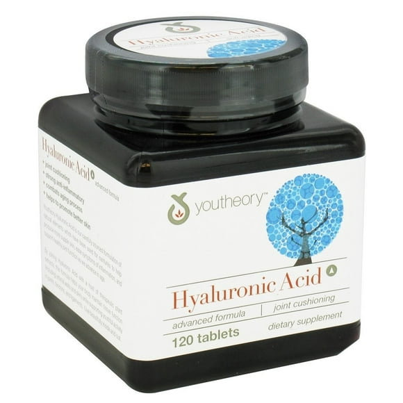 Youtheory Hyaluronic Acid Advanced Formula, 120 Tablets-2 Pack